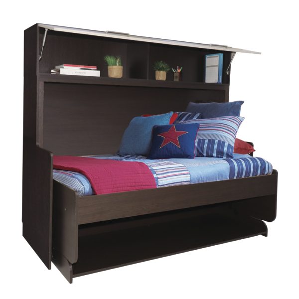 Cama 3/4 convertible en escritorio