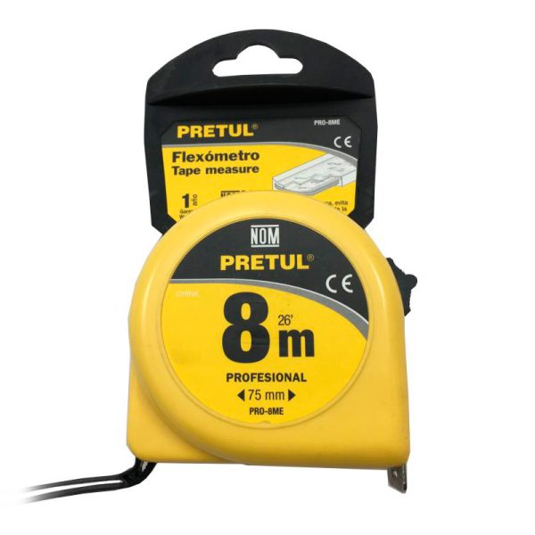 Cinta métrica Pretul de 8 m F-0013-0341