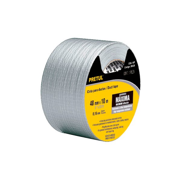 Cinta para ducto 50 m. Pretul F-0210-0019