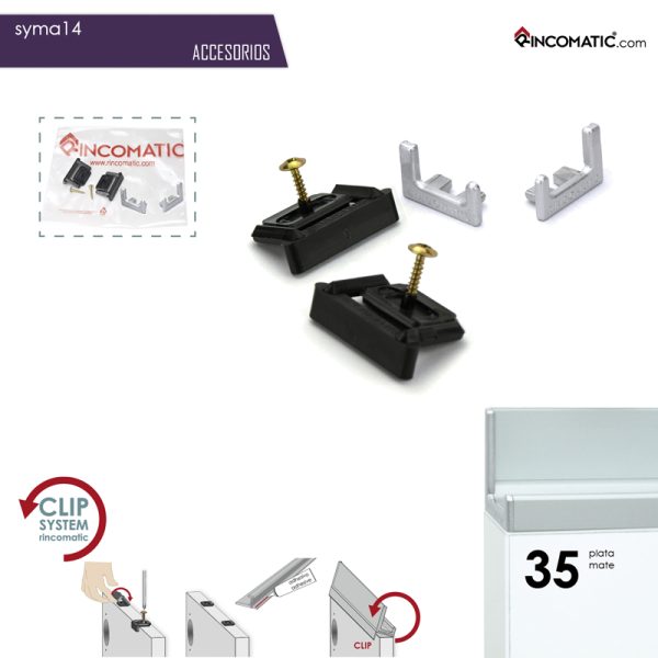 Terminales Syma14 Plata mate F-0021-1562
