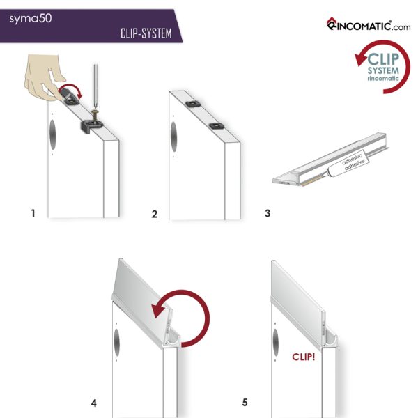 Tirador de perfil Syma16 Inox mate 2.95 m F-0021-1457 - Imagen 2