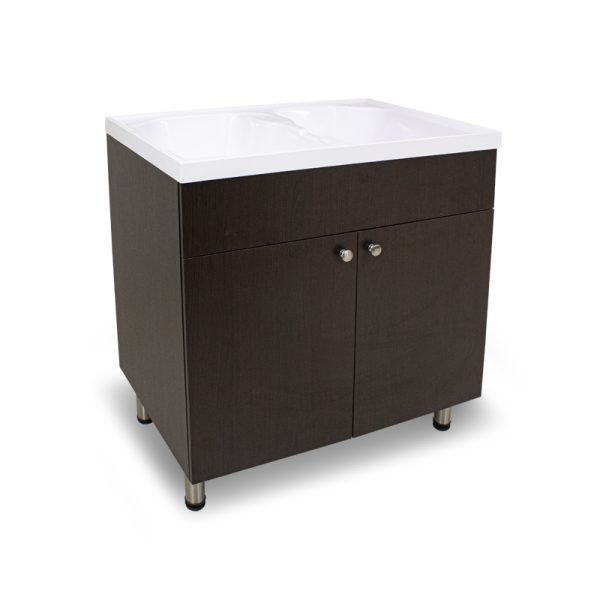 Mueble lavarropas de 90 cm Brill Wengue D-0060-0212