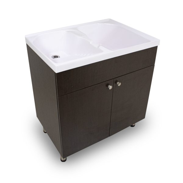 Mueble lavarropas de 90 cm Brill Wengue D-0060-0212 - Imagen 2
