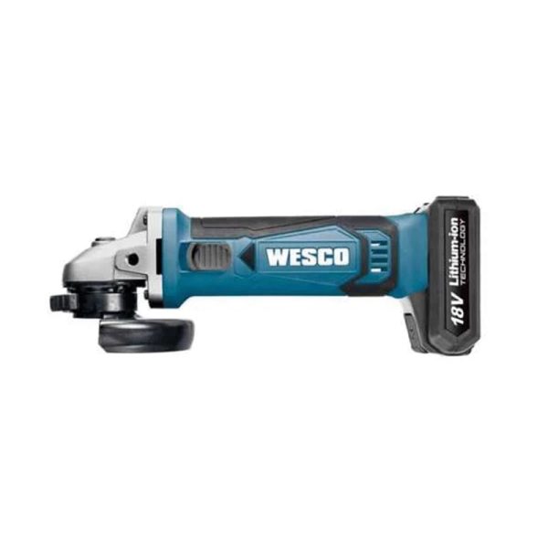 Esmeril angular inalámbrico Wesco 4-1/2″ 18V E-0031-0106