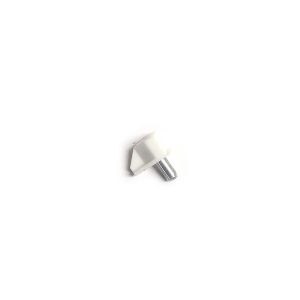 Soporte blanco con pin 5mm F-0054-0066