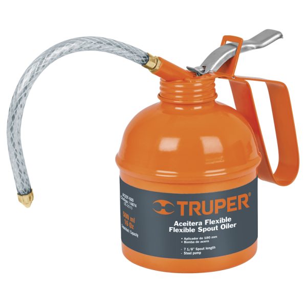 Aceitera con aplicador flexible de 500 ml Truper F-0250-0066