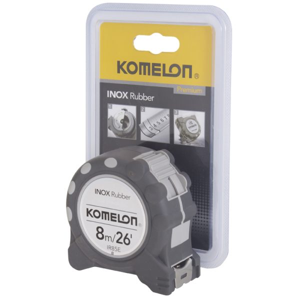 Cinta métrica Komelon INOX Rubber 8m/26' F-0013-0241