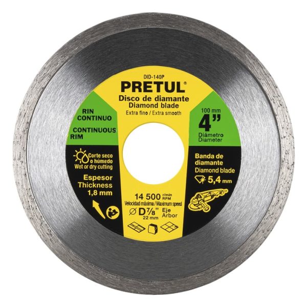 Disco corte diamante 4″ H-0031-0089