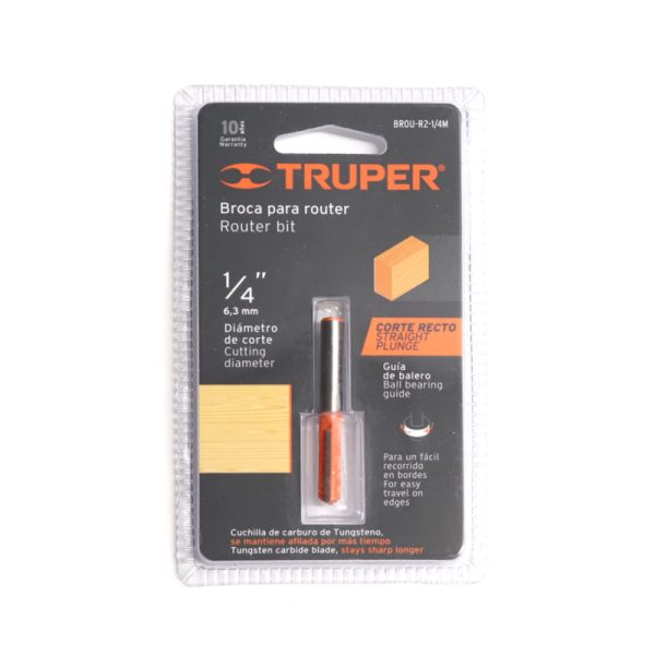 Broca para router 1/4″x3/4″ H-0063-0504