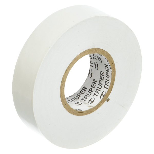Cinta de aislar 18 m x 19 mm Blanca E-0060-0005