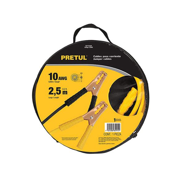 Cables pasa corriente p/autos 2.5m E-0200-0004 - Imagen 2