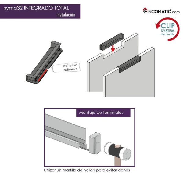 Terminales Syma32 integrado Total Negro Mate F-0021-1548 - Imagen 2