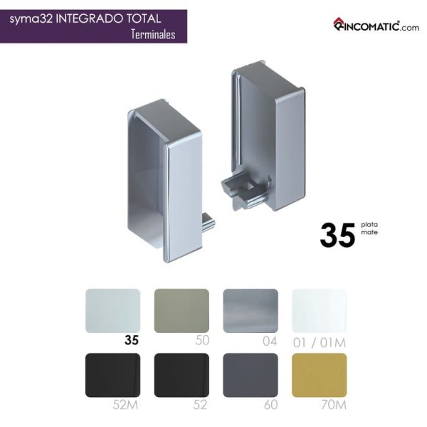 Terminales Syma32 integrado Total Plata Mate F-0021-1546
