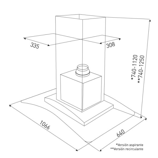 Extractor de Grasa Isla Teka D-0003-0003 - Imagen 2
