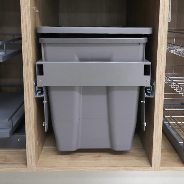 Cesto para basura con riel 60 litros D-0078-0003 - Imagen 3