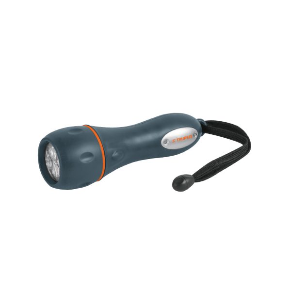 Linterna plastica c/pilas 5 leds E-0070-0166