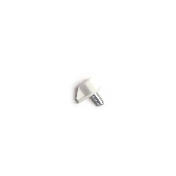 Soporte blanco con pin 5mm F-0054-0066