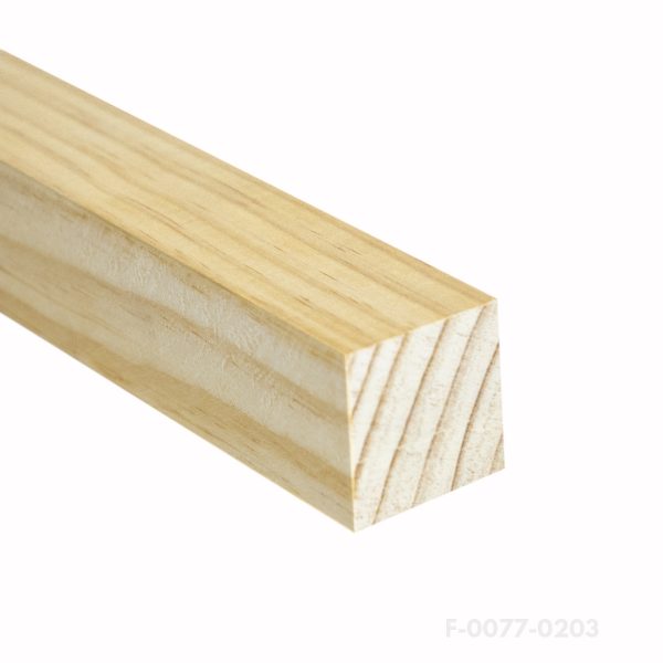Madera Pino Radiata 2"x2"x10.5´. Cod: F-0077-0203