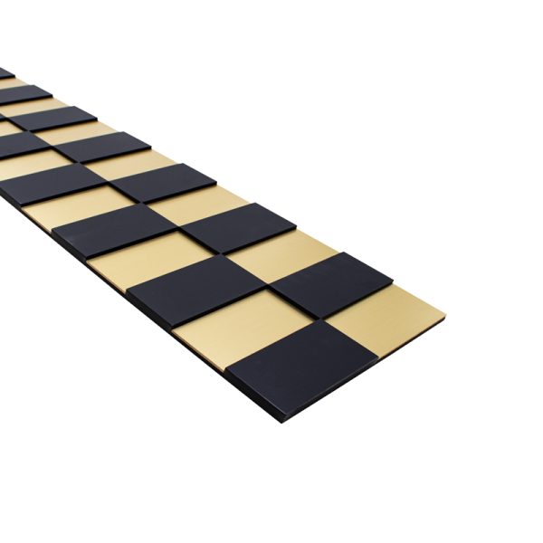 Revestimiento de MDF Black/Gold F-0089-0082