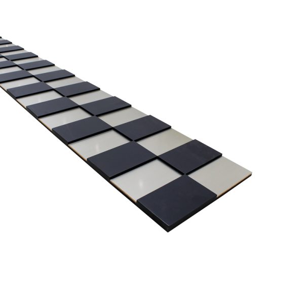 Revestimiento de MDF Black/Inox F-0089-0083