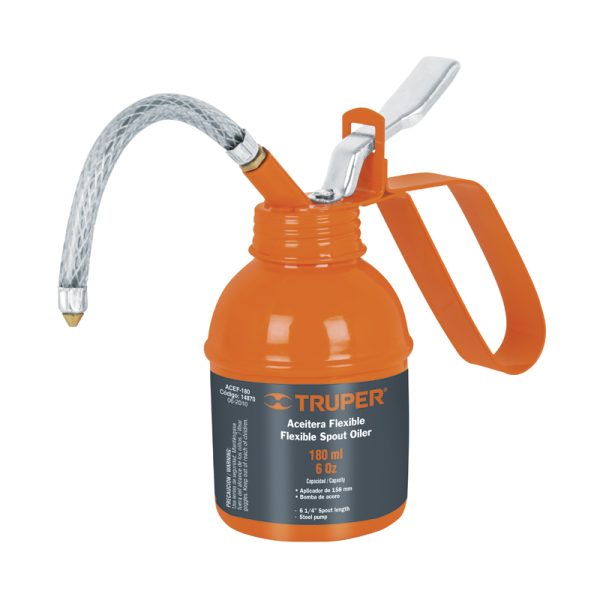 Aceitera con aplicador flexible de 180 ml Truper F-0250-0064