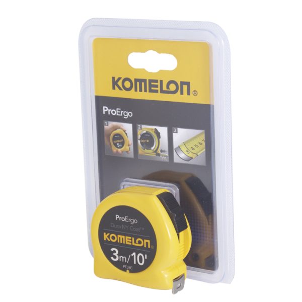 Cinta métrica Komelon ProErgo 3m/10' F-0013-0225