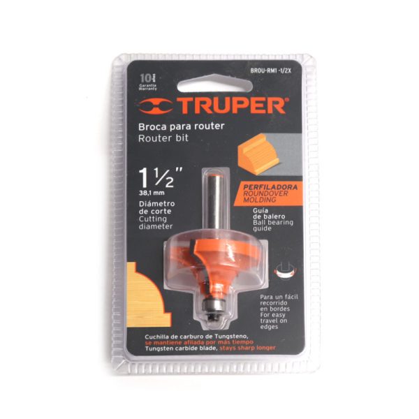 Cuchilla router 1×1/2×3/4″ redon H-0063-0522