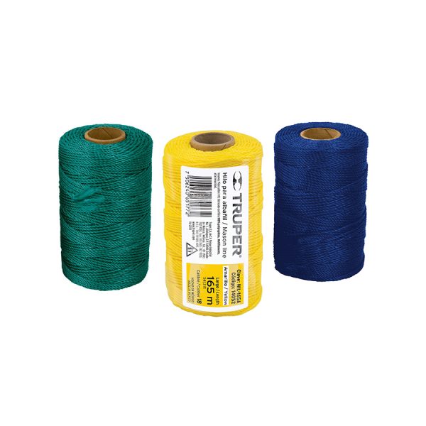 Hilo P/Albañil 165 m Azul H-0072-0041