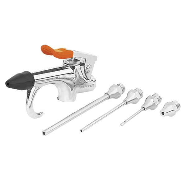 Juego de pistola sopleteadora con 5 boquillas Truper H-0092-0051