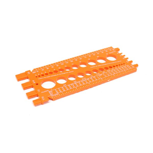 Plantilla medidora para tornillos y tuercas H-0110-0002