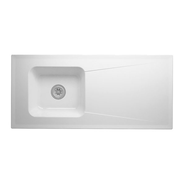Fregador eco 1C Blanco perla P-0009-0501