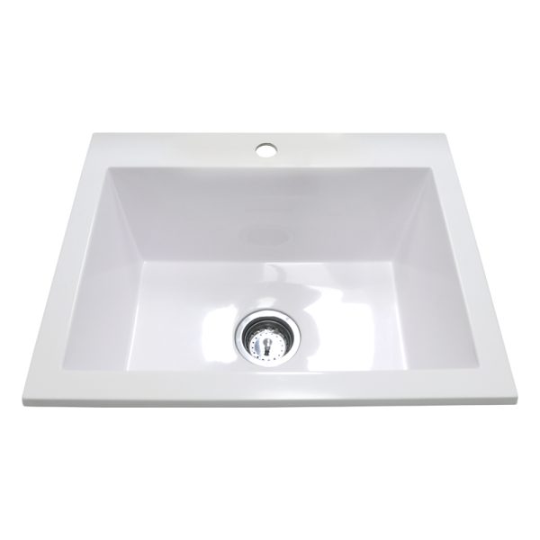 Fregador KOA Blanco 1 canasta P-0009-0508 - Imagen 2