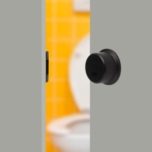 Cerradura de aluminio color Negro 16/18mm- JUEGO