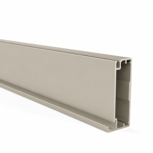 Perfil con moldura marco para puerta, Alum / Terra