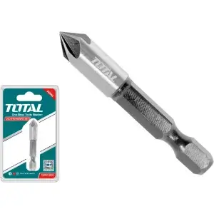 Broca avellanadora HSS para metal, 8.3 mm (1 pza.) - Acero de alta velocidad / Total
