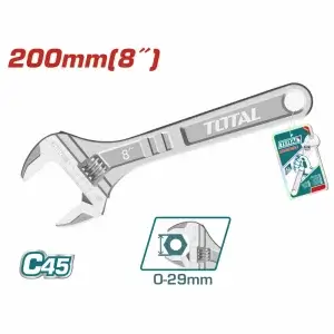 Llave Ajustable 8.0 Plg / Total